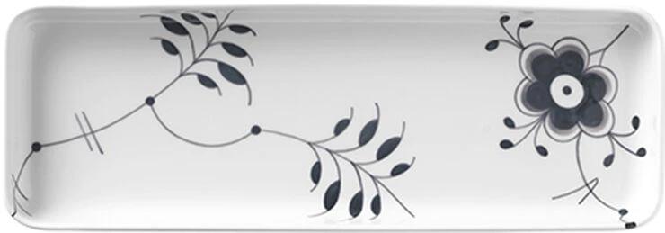 Royal Copenhagen Sort Mega Riflet 36 Cm. Fad