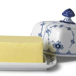 Royal Copenhagen MUSSELMALET RIFLET SMØRSKÅL