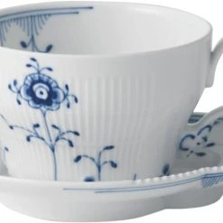 Royal Copenhagen Blå Elements 26 Cl. Kop Med Underkop