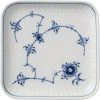 Royal Copenhagen Musselmalet Riflet 9 Cm. Firkantet Asiette