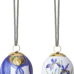 Royal Copenhagen Påskeæg 2 Stk - Iris & Iris Blade