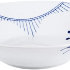 Royal Copenhagen Blå Mega Riflet 24 Cm. Dyb Tallerken