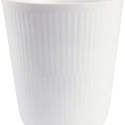 Royal Copenhagen Hvid Riflet 29 Cl. Termokop