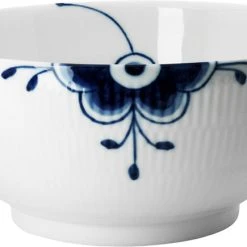 Royal Copenhagen Blå Mega Riflet 310 Cl. Skål