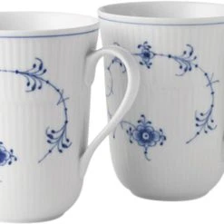 Royal Copenhagen Musselmalet Riflet 33 Cl. Krus