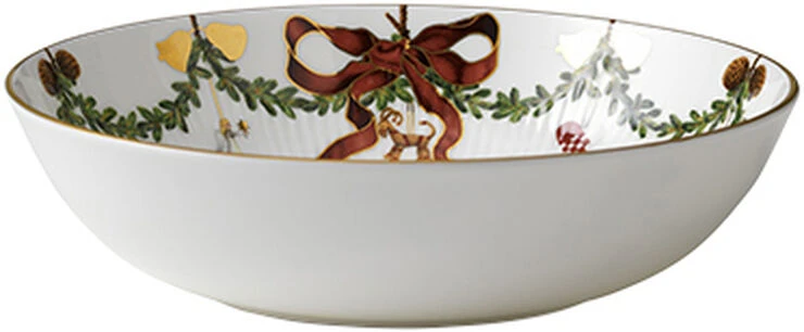 Royal Copenhagen Stjerne Riflet Jul 175 Cl. Skål