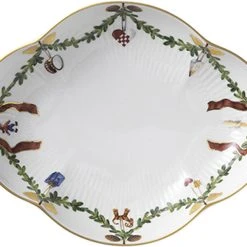 Royal Copenhagen Stjerne Riflet Jul 22 Cm. Fad