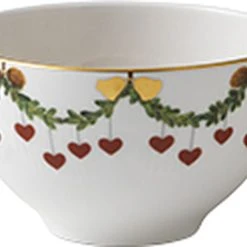 Royal Copenhagen Stjerne Riflet Jul Konfekt Skål