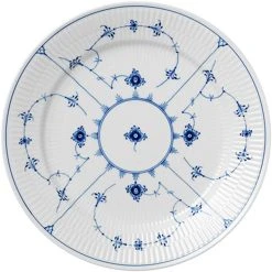 Royal Copenhagen Musselmalet Riflet 27 Cm. Tallerken