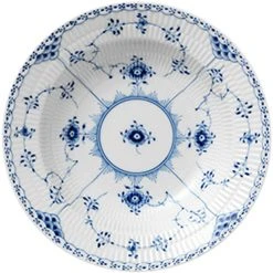 Royal Copenhagen Musselmalet Halvblonde 21 Cm. Tallerken