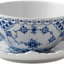 Royal Copenhagen Musselmalet Helblonde 22 Cl. Kop Med Underkop