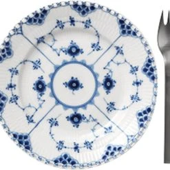 Royal Copenhagen MUSSEL HELBLONDE TALLERKEN17CM