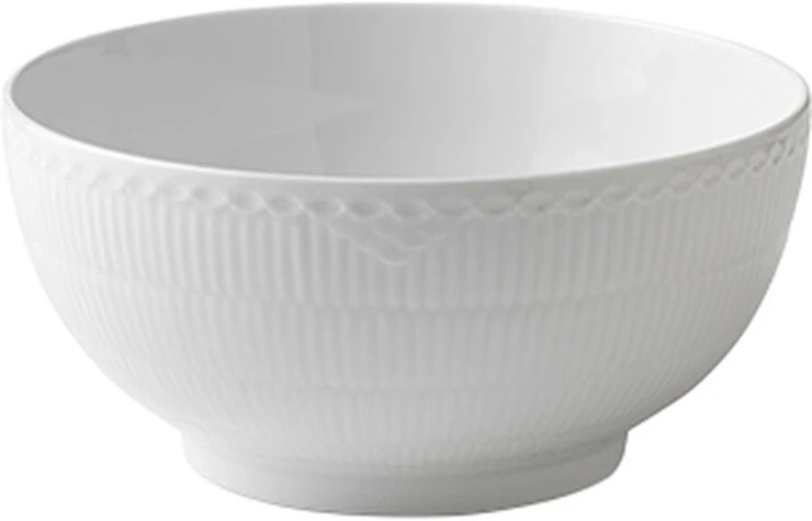 Royal Copenhagen Hvid Halvblonde 310 Cl. Skål