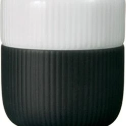 Royal Copenhagen Riflet Contrast Krus - Antracit