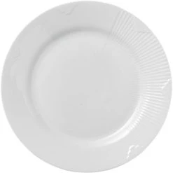 Royal Copenhagen Hvid Elements 22 Cm. Tallerken