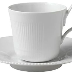 Royal Copenhagen Hvid Elements 25 Cl. Højhankskop