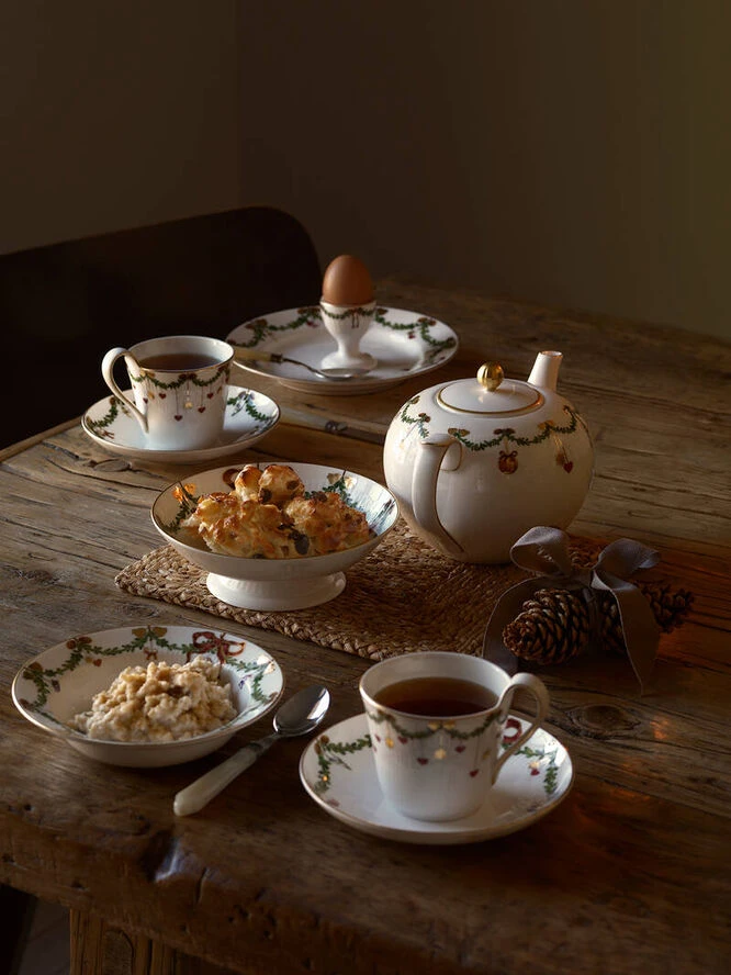 Royal Copenhagen Stjerne Riflet Jul 19 Cm. Tallerken - Billede 3