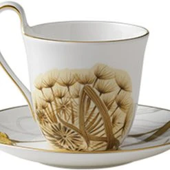 Royal Copenhagen Flora 27 Cl. Højhankskop Med Underkop - Mælkebøtte