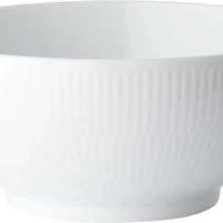 Royal Copenhagen Hvid Riflet 180 Cl. Skål