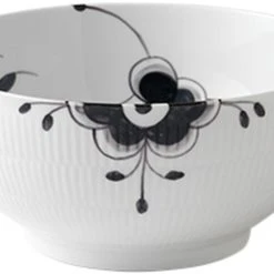 Royal Copenhagen Sort Mega Riflet 310 Cl. Skål