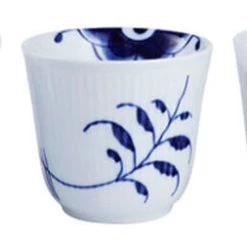 Royal Copenhagen History Mix Krus 26 Cl. 3 Stk. Mussel, Mega, Hvid Riflet