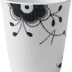 Royal Copenhagen Sort Mega Riflet 29 Cl. Termokop