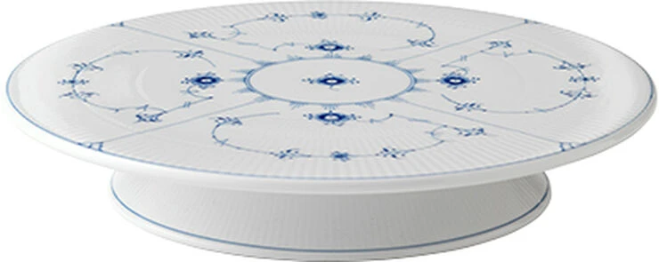 Royal Copenhagen Musselmalet Riflet Fad På Fod