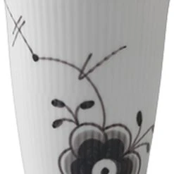 Royal Copenhagen Sort Mega Riflet 39 Cl. Termokop