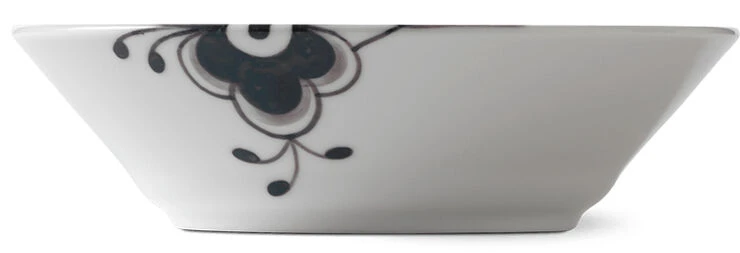 Royal Copenhagen Sort Mega Riflet 17 Cm. Dyb Tallerken - Billede 2