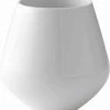 Royal Copenhagen Hvid Riflet 15 Cm. Vase - Medium