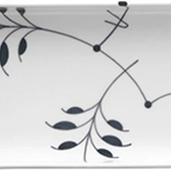 Royal Copenhagen Sort Mega Riflet 24 Cm. Fad