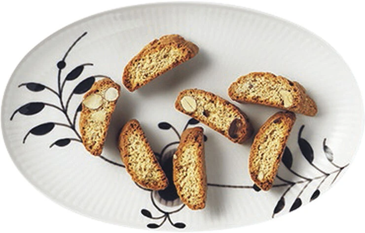 Royal Copenhagen Sort Mega Riflet 23 Cm. Asiette - Billede 2