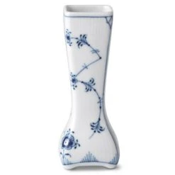 Royal Copenhagen MUSSELMALET RIFLET LILLE VINTAGE VASE 12 CM