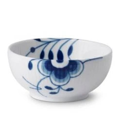 Royal Copenhagen BLÅ MEGA RIFLET SKÅL 24 CL