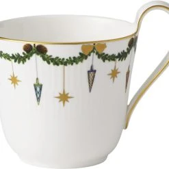 Royal Copenhagen STJERNE RIFLET JUL HØJHANKSKOP 33 CL
