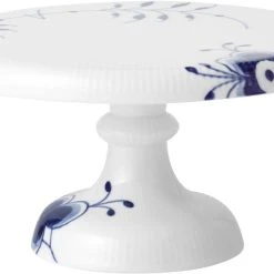 Royal Copenhagen Blå Mega Riflet 23 Cm Fad På Fod