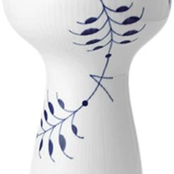 Royal Copenhagen Blå Mega Riflet 19 Cm Vase