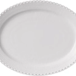 Royal Copenhagen Hvid Helblonde Fad 36 Cm