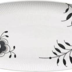 Royal Copenhagen Sort Mega Riflet Fad 37 Cm