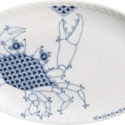 Royal Copenhagen ROYAL CREATURES OVAL TALLERKEN KRABBE, 23 CM