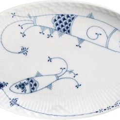 Royal Copenhagen ROYAL CREATURES OVAL TALLERKEN SILD, 23 CM