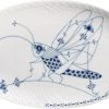Royal Copenhagen ROYAL CREATURES OVAL TALLERKEN GRÆSHOPPE, 23 CM