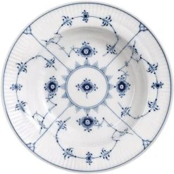 Royal Copenhagen MUSSELMALET DYB TALLERKEN, 17 CM