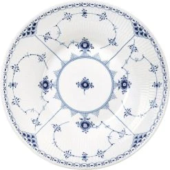 Royal Copenhagen Musselmalet Halvblonde Dyb Tallerken 24 Cm