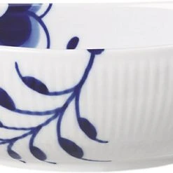 Royal Copenhagen Blå Mega Riflet Oval Skål 37 Cl