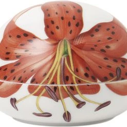 Royal Copenhagen Bonbonniere Tiger Lilje