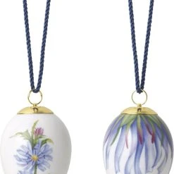 Royal Copenhagen Forårskollektion 2023 æg 2 Stk - Cikorie & Blade