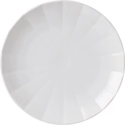 Royal Copenhagen Hvid Facet Tallerken 22 Cm