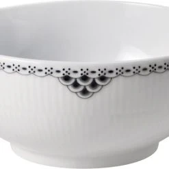 Royal Copenhagen Sort Riflet Blonde Skål 110 Cl