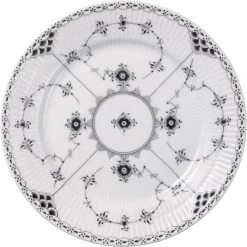 Royal Copenhagen Sort Musselmalet Halvblonde Tallerken 19 Cm